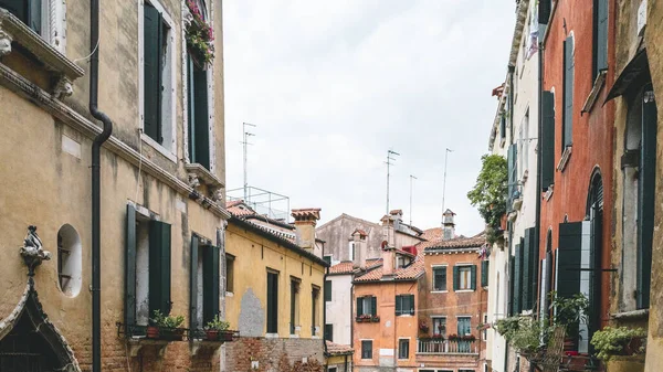 Antiguas Casas Venecianas Venecia Italia — Foto de Stock