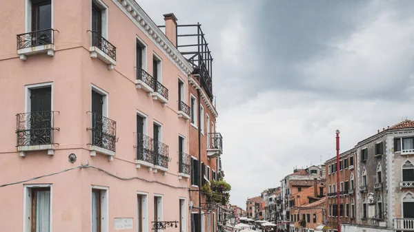 Gamla Venetianska Hus Venedig Italien — Stockfoto