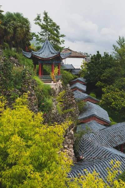 Άποψη Του Παραδοσιακού Αρχείου Στην Παλιά Πόλη Lijiang Yunnan Κίνα — Φωτογραφία Αρχείου