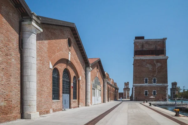 Edifici Architettura Riva Mare Dell Arsenale Venezia — Foto Stock