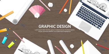 Grafik web tasarımı. Çizim ve resim. Geliştirme. İllüstrasyon, çizim, serbest. Kullanıcı arabirimi. Uı. Bilgisayar, dizüstü bilgisayar. Ahşap doku.