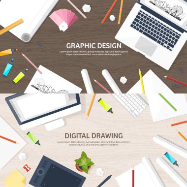 Grafik web tasarımı. Çizim ve resim. Geliştirme. İllüstrasyon, çizim, serbest. Kullanıcı arabirimi. Uı. Bilgisayar, dizüstü bilgisayar. Ahşap doku.