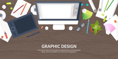 Grafik web tasarımı. Çizim ve resim. Geliştirme. İllüstrasyon, çizim, serbest. Kullanıcı arabirimi. Uı. Bilgisayar, dizüstü bilgisayar. Ahşap doku.