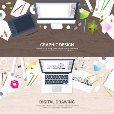 Grafik web tasarımı. Çizim ve resim. Geliştirme. İllüstrasyon, çizim, serbest. Kullanıcı arabirimi. Uı. Bilgisayar, dizüstü bilgisayar. Ahşap doku.