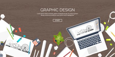 Grafik web tasarımı. Çizim ve resim. Geliştirme. İllüstrasyon, çizim, serbest. Kullanıcı arabirimi. Uı. Bilgisayar, dizüstü bilgisayar. Ahşap doku.