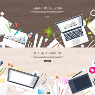 Grafik web tasarımı. Çizim ve resim. Geliştirme. İllüstrasyon, çizim, serbest. Kullanıcı arabirimi. Uı. Bilgisayar, dizüstü bilgisayar. Ahşap doku.