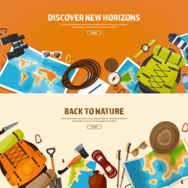 Seyahat ve arka plan Hiking.