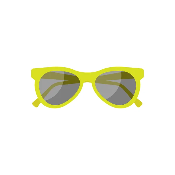 Sonnenbrille im flachen Stil. Urlaub und Tourismus. Sommerurlaubs.Vektorillustration. — Stockvektor