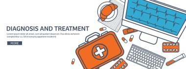 Çizgi sanatı. Tıbbi düz arka plan. Sağlık, ilk yardım, araştırma, kardiyoloji. Tıp, çalışma. Kimya mühendisliği ,eczacılık.