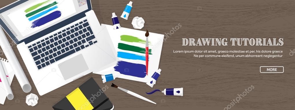 Graphic web design. Drawing and painting. Development. Illustration ...