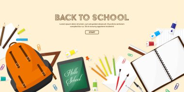 Okul illüstrasyonuna geri dön. 