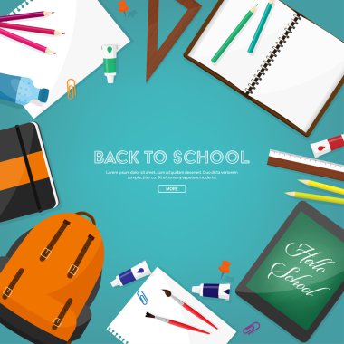 Okul illüstrasyonuna geri dön 