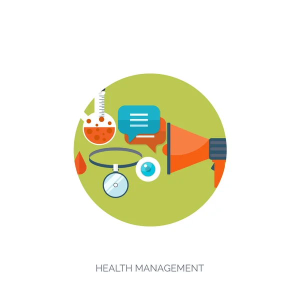 Ilustración vectorial. Fondo médico plano. Atención médica, primeros auxilios, investigación, cardiología. Medicina, estudio. Ingeniería química, farmacia . — Archivo Imágenes Vectoriales