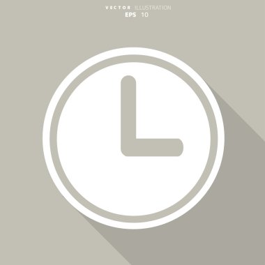 saati web simge düğmesini