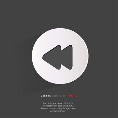 ters veya web simgesi geri sarma