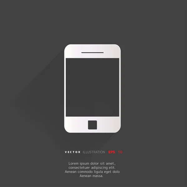 Smartphone web pictogram — Stockvector