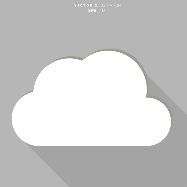 Cloud application web icon — Stock Vector