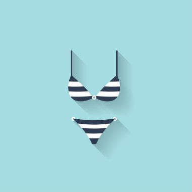 Düz bikini web simgesi