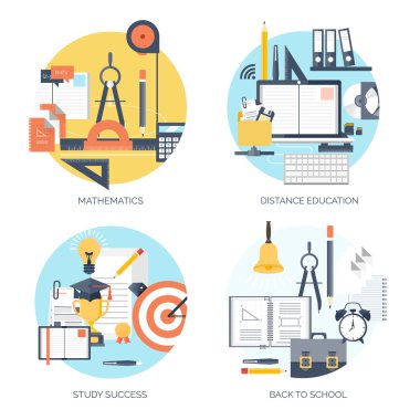 Study and learning concept background