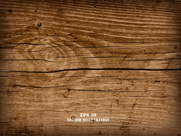 Realistische zeer detalized hout achtergrond. Oude houten plank. — Stockvector