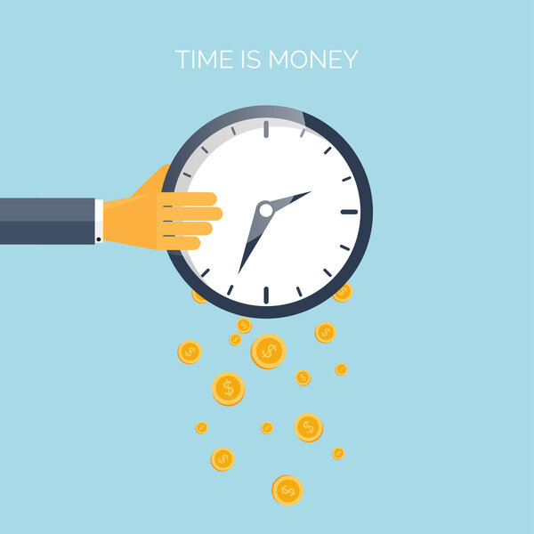 Плоское время это фон денежной концепции. Копия переезда. Управление временем
