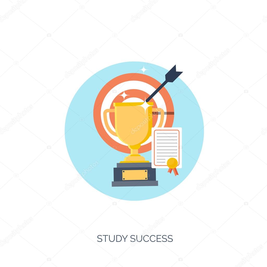 Study and learning concept background
