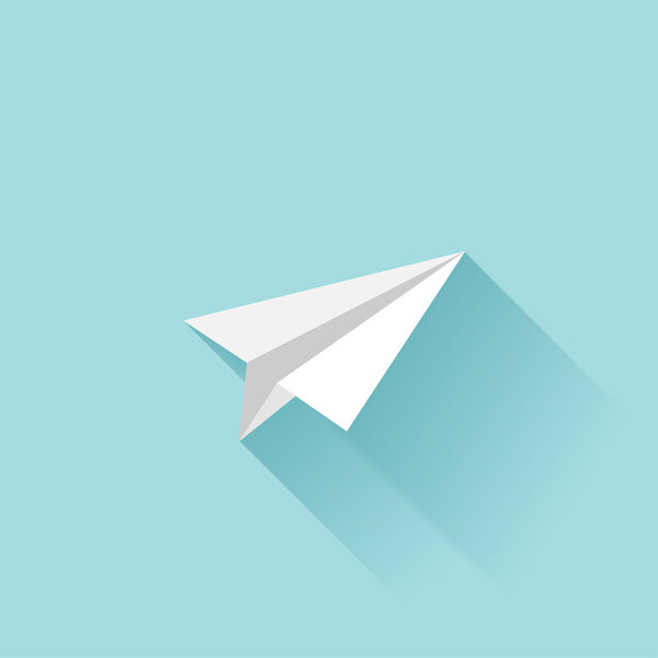 Иконка плоской бумаги
