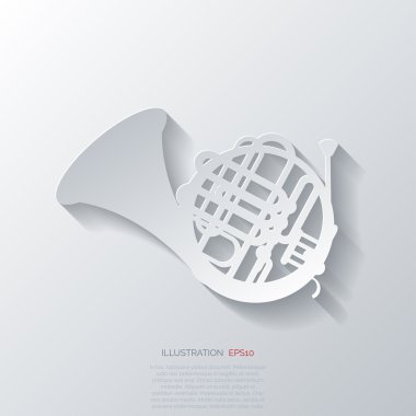 müzik üflemeli çalgılar simgesi