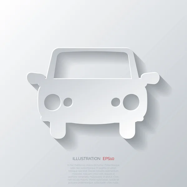 Icono del coche — Vector de stock