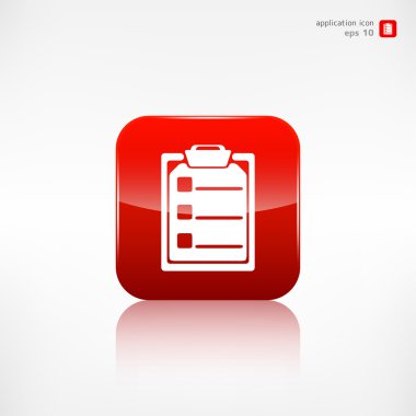 Klinik rapor, tıbbi veri simgesi