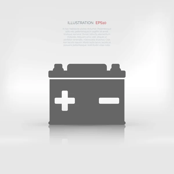 Auto batterijpictogram — Stockvector