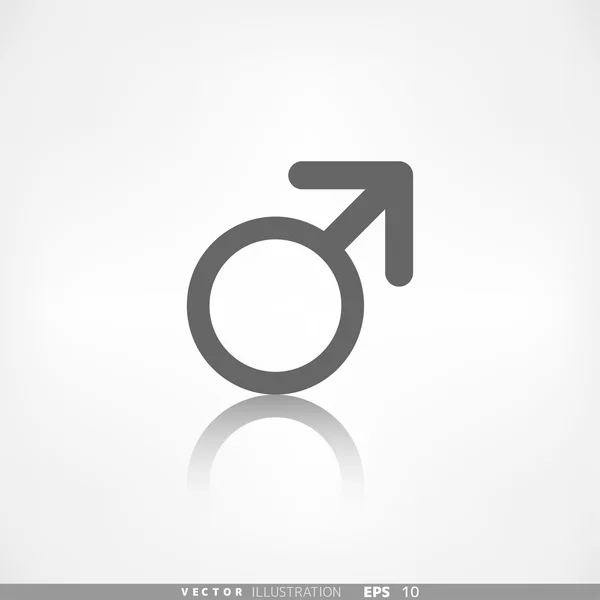 Male symbol, man — Stock Vector