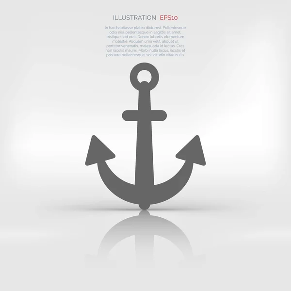 Icona web di ancoraggio — Vettoriale Stock