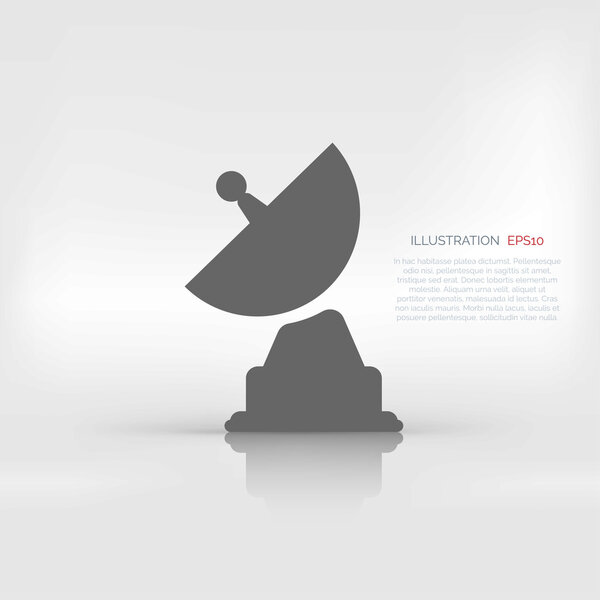 Значок спутниковой пластины
