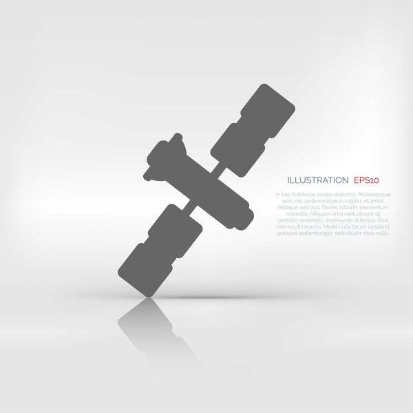 значок спутника
