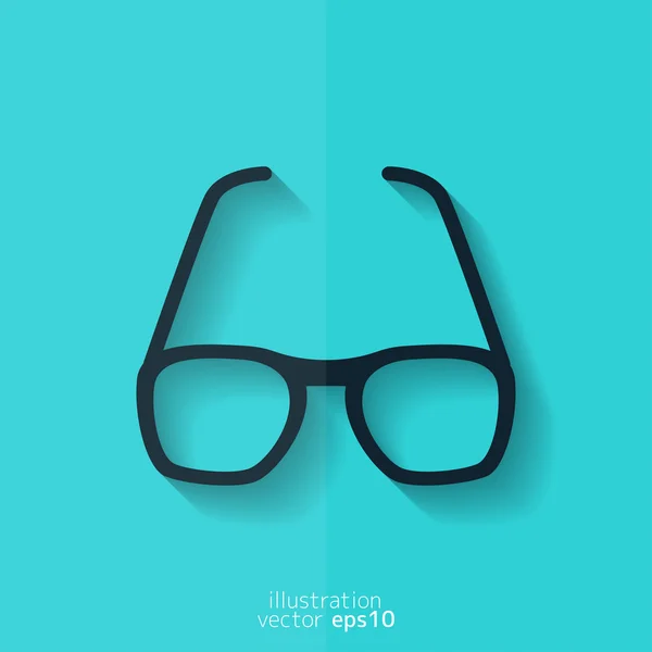 Icono de gafas — Vector de stock