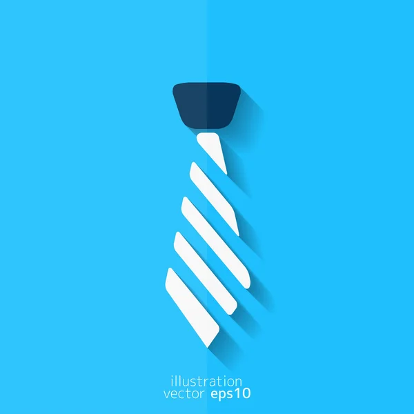 Csípő nyakkendő ikon — Stock Vector