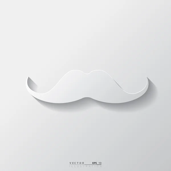 Hipster moustaches icon — Stock Vector