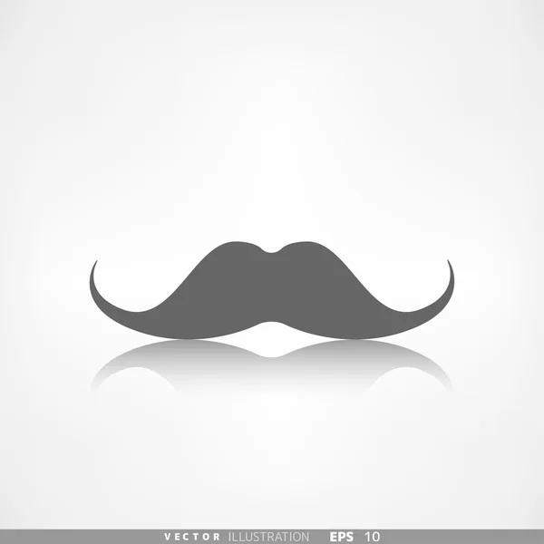 Hipster moustaches icon — Stock Vector