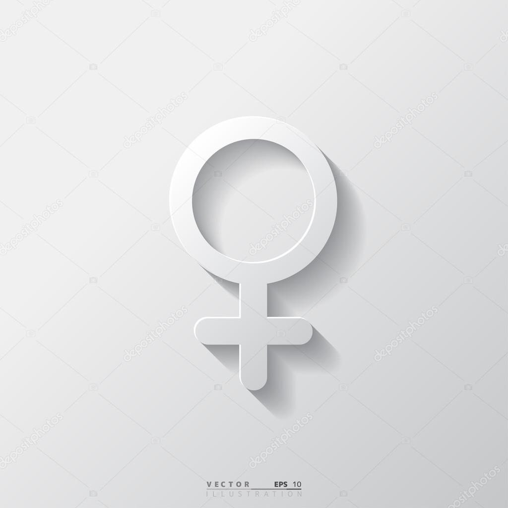 Female symbol, woman