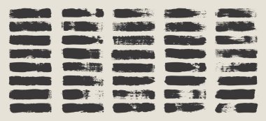 Grunge fırça darbeleri, çizgiler, mürekkep lekeleri, elle çizilmiş karalama şekilleri. El yapımı kabataslak izler, akrilik lekeler, kömür çizgileri. Boya dokuları, kuru fırça etkisi. İşaret altı çizili. Vektör illüstrasyonu.