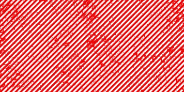 Kırmızı ve beyaz köşegen çizgileri olan uyarı işareti. Dikkat, tehlike ya da uyarı sembolü. İnşaat alanı tabelası, yol güvenliği uyarısı, tehlike bayrağı, güvenlik alarmı kalkanı. Vektör illüstrasyonu.