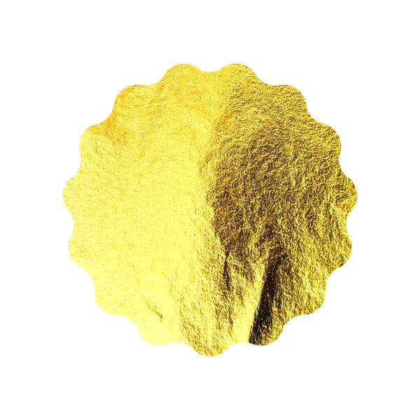 Altın yıldız, güneş patlaması sembolü. Parlak altın folyo. Klasik güneş ışığı sembolü. Alışveriş etiketleri, satış etiketleri, kalite notları. Modern sanat. Düğün, tebrik kartı dekorasyonu. Vektör illüstrasyonu.