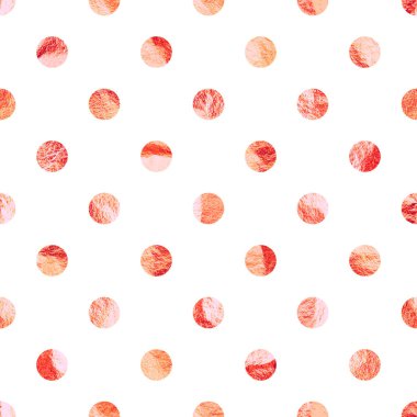 Gül sarısı folyolu, pürüzsüz desenli, parlak el yapımı daireler. Altın parıltılı desen. Parlak el çizimi arka plan. Düğün, tebrik kartı dekorasyonu. Modern minimalist sanat. Vektör illüstrasyonu.