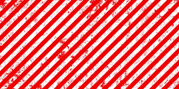 Kırmızı ve beyaz köşegen çizgileri olan uyarı işareti. Dikkat, tehlike ya da uyarı sembolü. İnşaat alanı tabelası, yol güvenliği uyarısı, tehlike bayrağı, güvenlik alarmı kalkanı. Vektör illüstrasyonu.