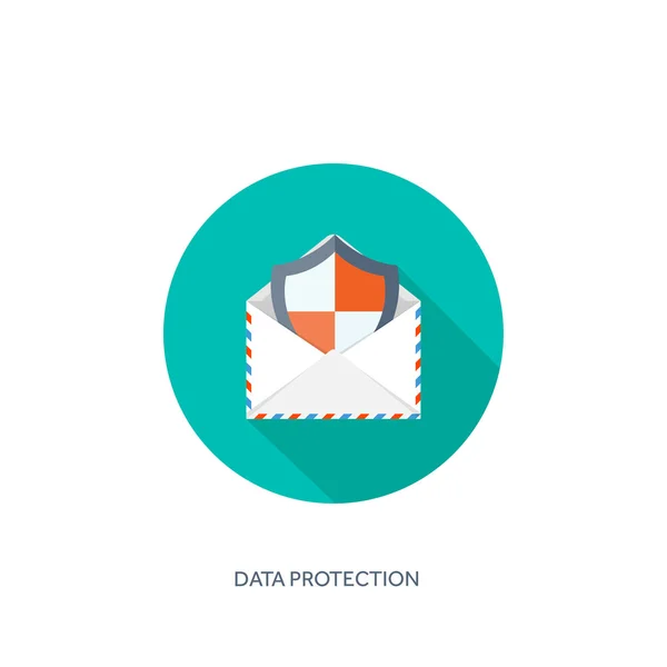 Vector illustration. Envelope icon. Letter, email. Message and communication. — Stok Vektör