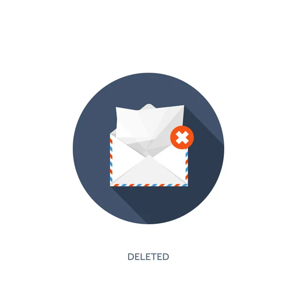 Vector illustration. Envelope icon. Letter, email. Message and communication. — Stockový vektor