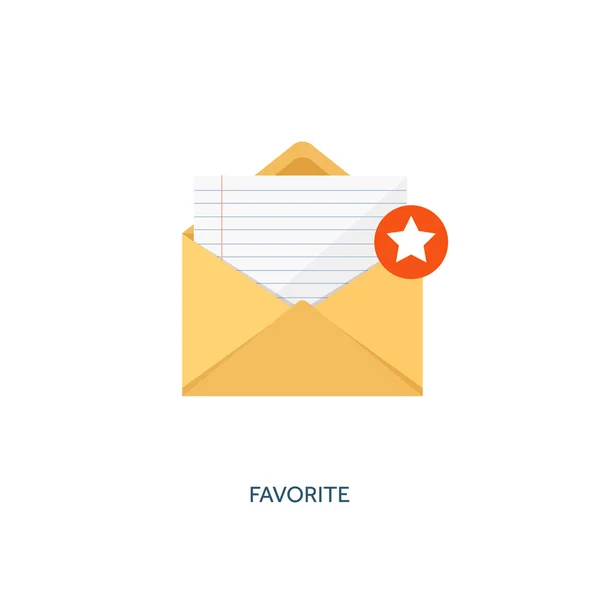 Vector illustration. Envelope icon. Letter, email. Message and communication. — Stock vektor