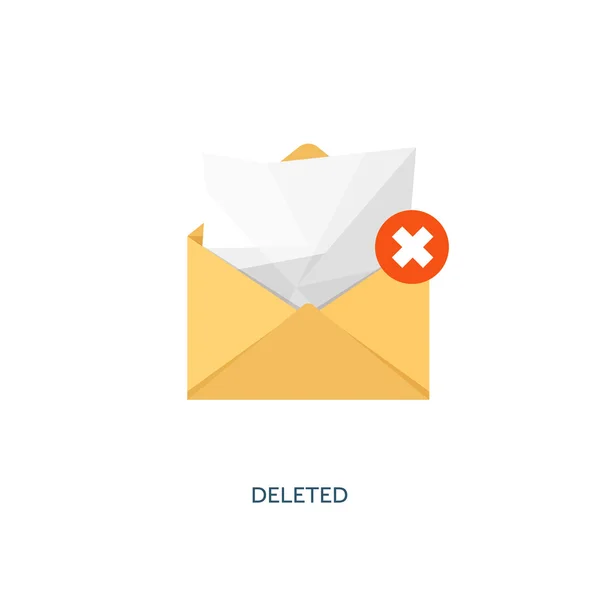 Vector illustration. Envelope icon. Letter, email. Message and communication. — Stok Vektör