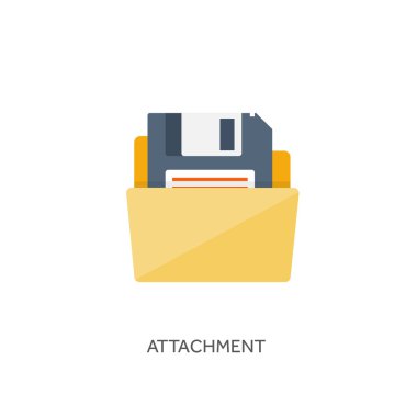 Vector illustration. Flat background with envelope. Emailing concept background. Spam and sms writing.Lettering.